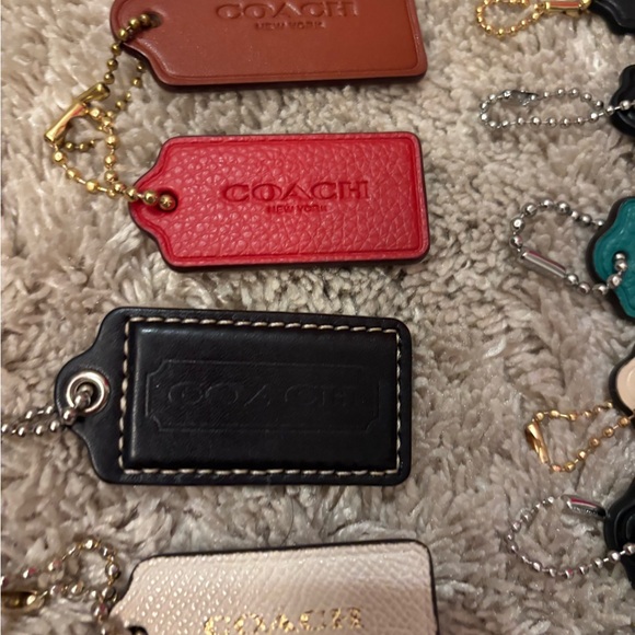 Coach Lot of 36 Hang Tag Hanging Bag Charms Key Chain Fob Genuine Replac… - Picture 7 of 13
